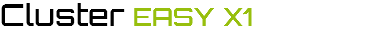 Cluster EASY X1